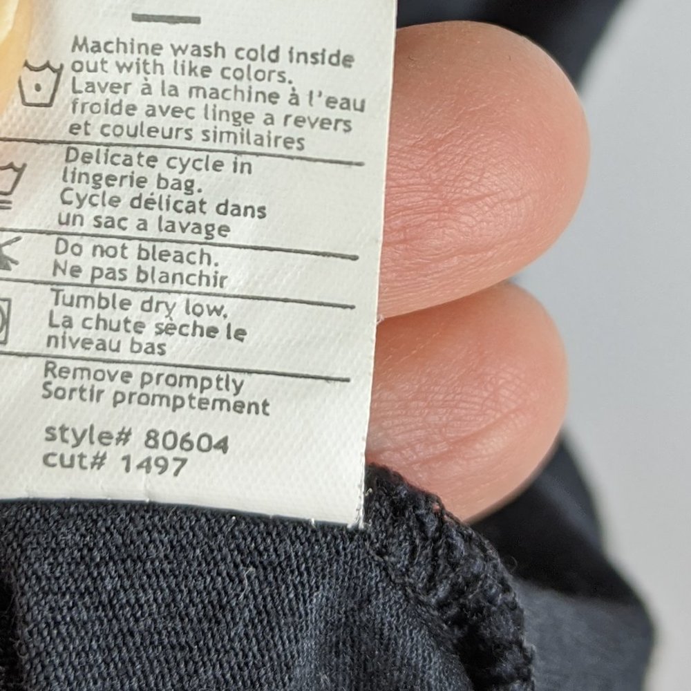 Vince Black V-Neck Short Sleeve Cotton T-Shirt S - Picture 5 of 6